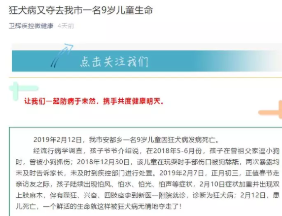 男童被狗舔后死亡是怎么回事 预防狂犬病的正确方法